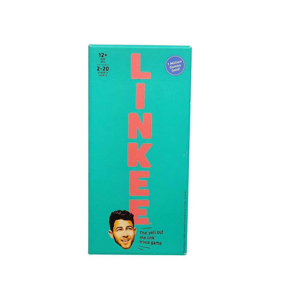 LINKEE Trivia‎ Game Nick Jonas Edition Party Game 2–20 Players Ages 12+ New